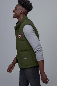 Chamarras Canada Goose Hombre Mexico - Freestyle Chalecos Verdes NL2697840